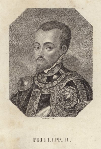 Philipp II., König von Spanien von Spanish School