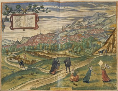 Ansicht von Granada von Spanish School