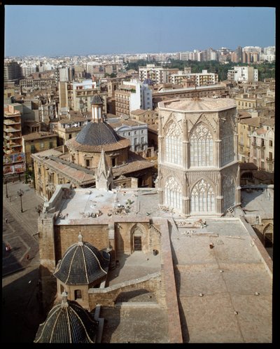 Ansicht der Kathedrale von Spanish School
