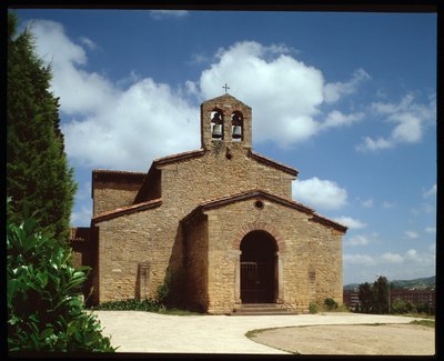 Ansicht der Kirche von Spanish School