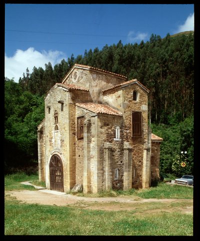 Ansicht der Kirche von Spanish School