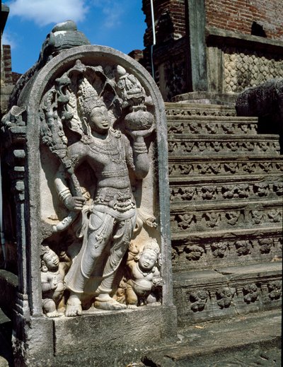 Eingang des buddhistischen Tempels. von Sri Lankan