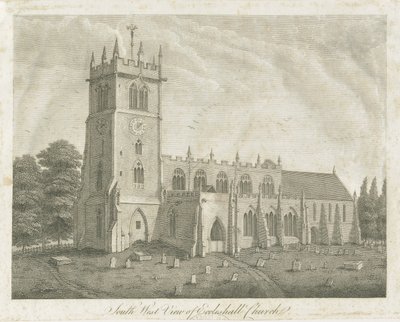 Kirche von Eccleshall von Stebbing Shaw