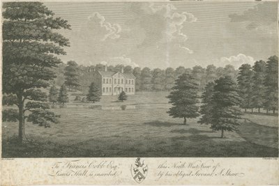 Lysways Hall: Gravur, undatiert [1762-1802] von Stebbing Shaw