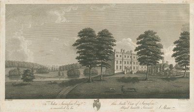 Swinfen Hall (Stich) von Stebbing Shaw