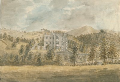 Wootton Lodge: Aquarell, undatiert [1794] von Stebbing Shaw
