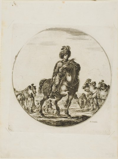 Ungarischer Reiter von Stefano della Bella