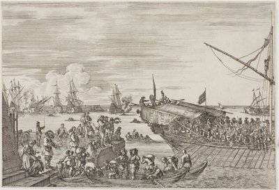 Die Abfahrt einer Galeere von Stefano della Bella