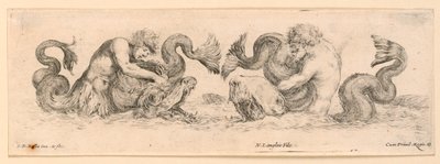 Ornamente von Friesen und Laubwerk von Stefano della Bella