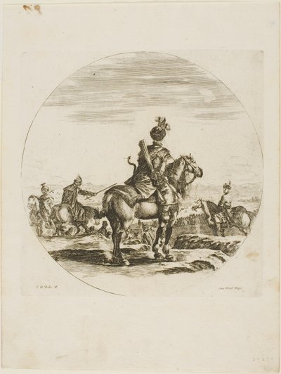 Polnischer Reiter von Stefano della Bella