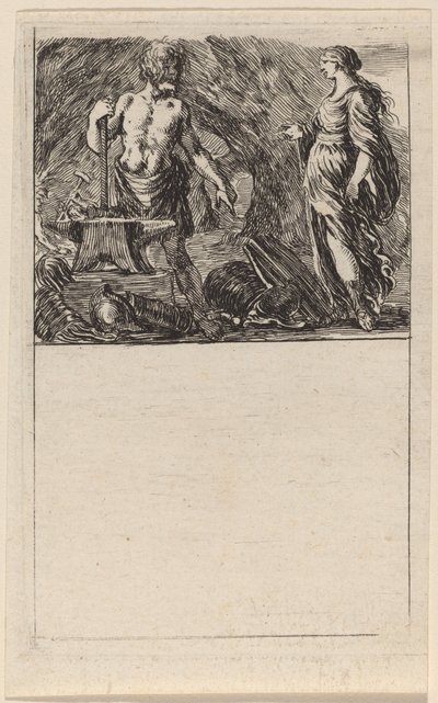 Vulkan und Thetis von Stefano della Bella