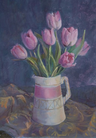 Rosa Tulpen, 2015 von Sue Wales