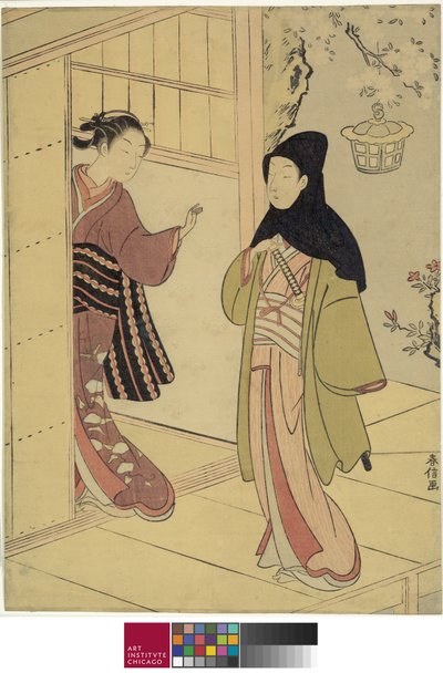 Ein Abendbesuch von Suzuki Harunobu