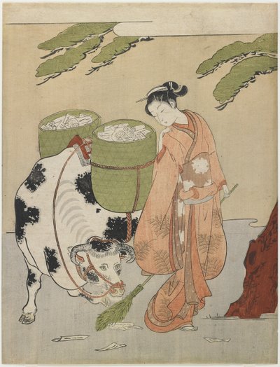 Mitate eines Ochsenhirten, ca. 1767 von Suzuki Harunobu