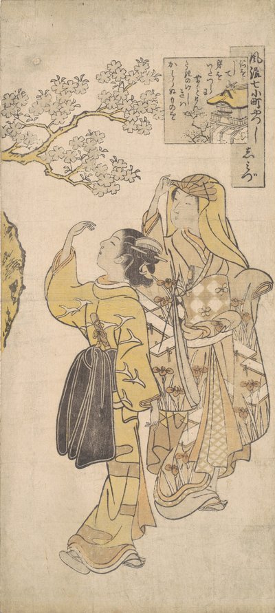 Shimizu-Tempel, ca. 1765 von Suzuki Harunobu