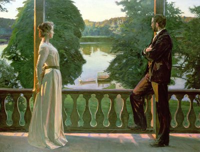 Nordischer Sommerabend von Sven Richard Bergh