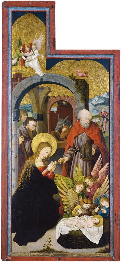 Die Anbetung der Hirten von Swabian master