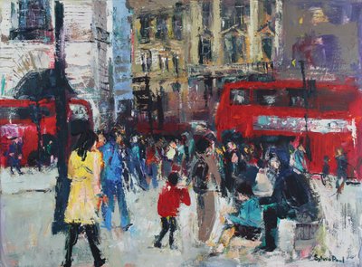 Londoner Menschen, 2024 von Sylvia Paul