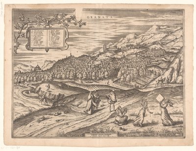 Blick auf Granada von Symon Novelanus (possibly)