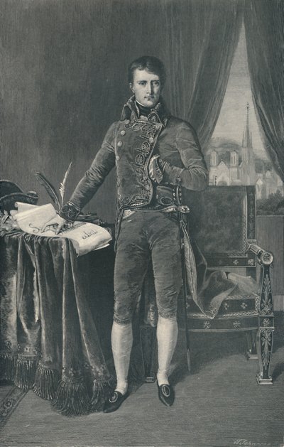 Napoleon Bonaparte, Erster Konsul, 1803-1804, 1896 von T. Johnson