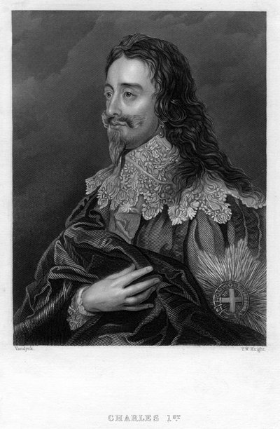 Karl I. von England, 19. Jahrhundert von T. W. Knight