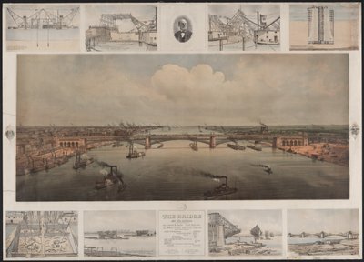Die Brücke von St. Louis, ca. 1874 von T. Welcker