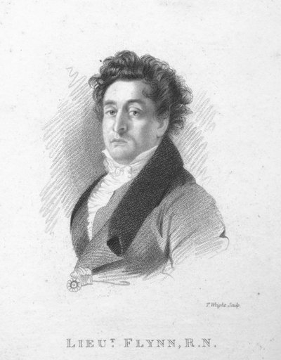 Leutnant Flynn, R.N., ca. 1820 von T. Wright