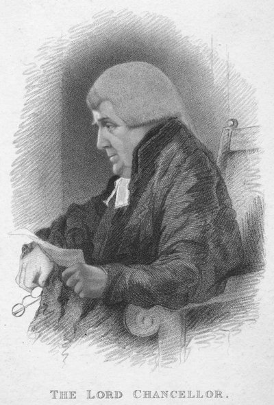 Der Lordkanzler, ca. 1820 von T. Wright