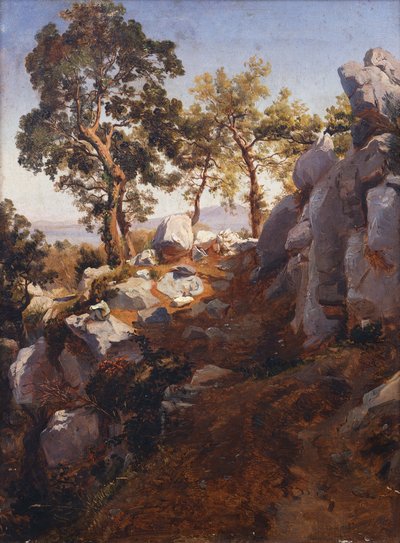 Landschaft bei Gragnano von Teodoro Duclere