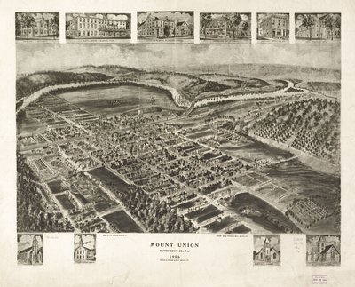 Mount Union, Huntingdon Co. von Thaddeus Mortimer Fowler