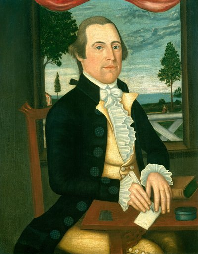 Kapitän Elisha Denison von The Denison Limner
