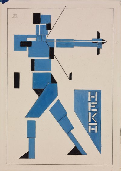 Entwurf für ein Plakat von Theo van Doesburg