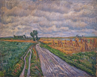 Feldweg in der Mark von Theo von Brockhusen