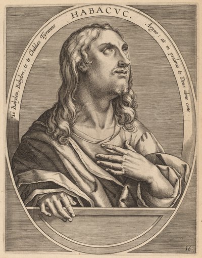 Habakuk von Theodor Galle after Jan van der Straet