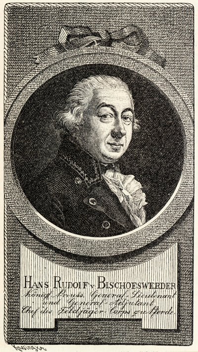 Johann Hans Rudolf von Bischoffwerder 1741-1803 von Theodor Knesing