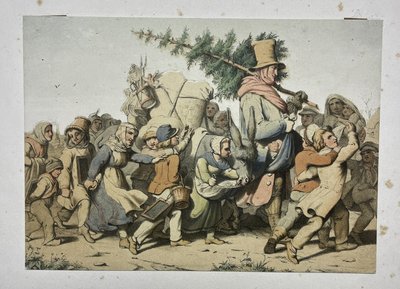 St. Nikolaus umgeben von Kindern von Theodor Mintrop
