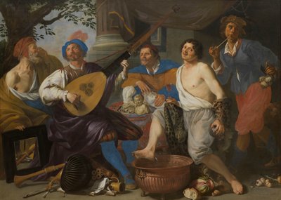 Allegorie der fünf Sinne von Theodor Rombouts