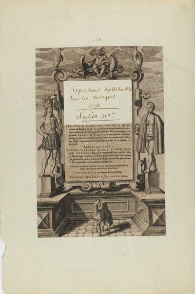 (Titelseite) (aus dem Buch, Americae) von Theodor de Bry