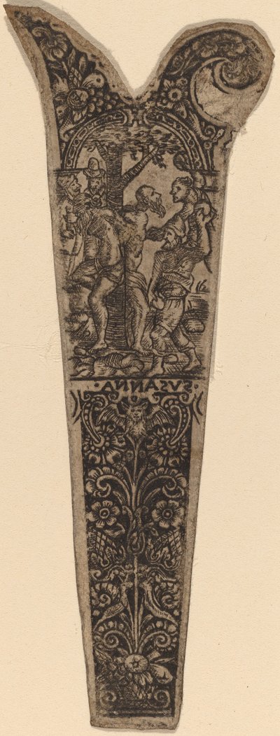 Ornament für Messergriff von Theodor de Bry
