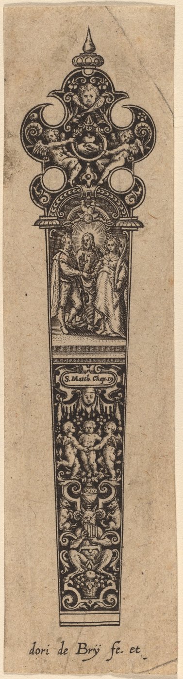 Ornament für Messergriff von Theodor de Bry
