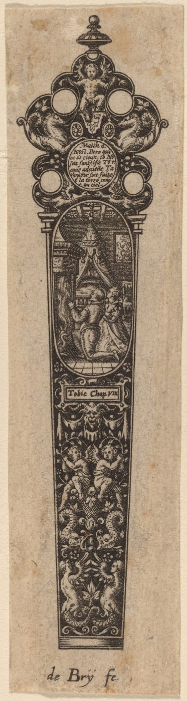 Ornament für Messergriff von Theodor de Bry