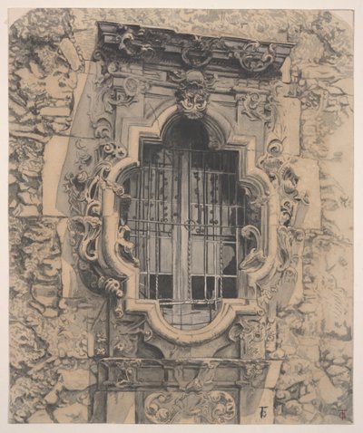 Rosettenfenster, Mission San Jose von Theodore Gentilz