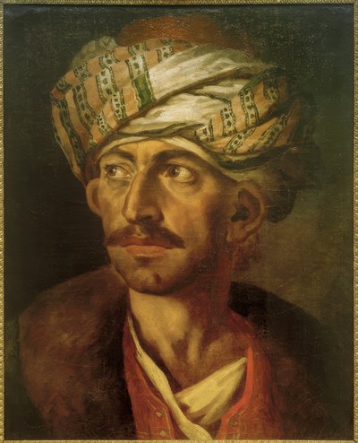 Männliches Porträt (vermutl. Mustafa) von Theodore Gericault