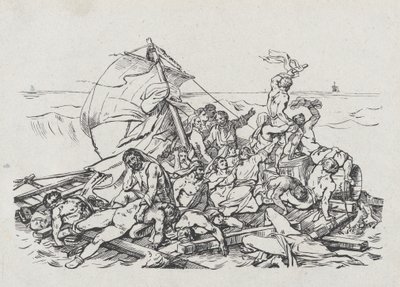 Schiffbruch der Meduse, 1820 von Theodore Gericault