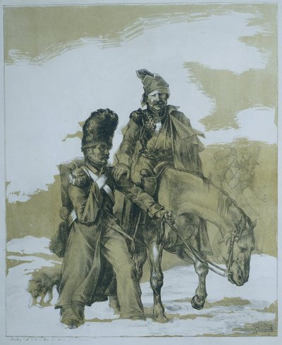 Rückkehr aus Russland von Theodore Gericault