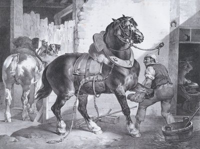 Der französische Schmied, 1822 von Theodore Gericault