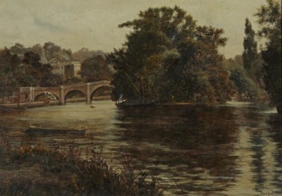 Richmond von unterhalb der Brücke von Theodore Hines