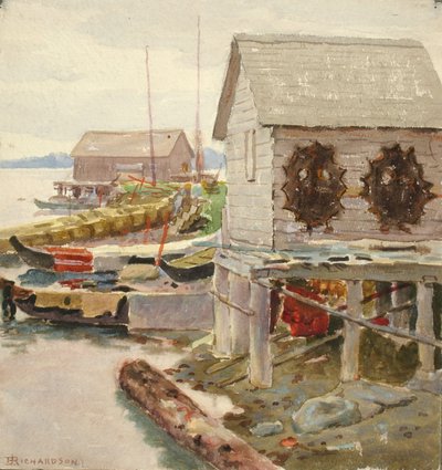 Häute trocknen, Sitka von Theodore J. Richardson