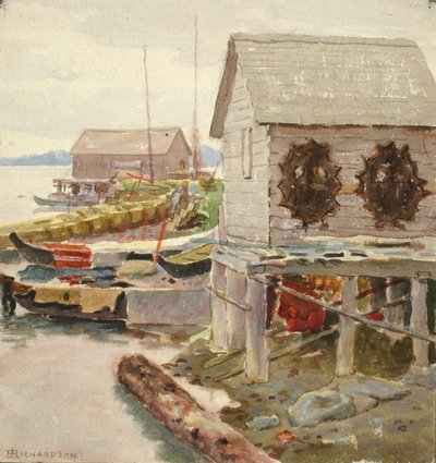 Häute trocknen, Sitka von Theodore J. Richardson