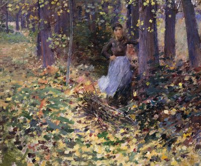 Herbstsonnenlicht, 1888 von Theodore Robinson